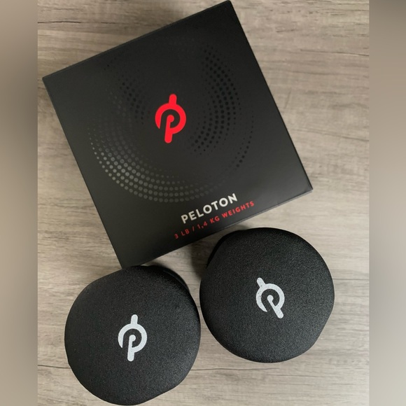 Peloton 3lbs Light Weights Dumbbells Black (Set of 2) NWT - Picture 9 of 11